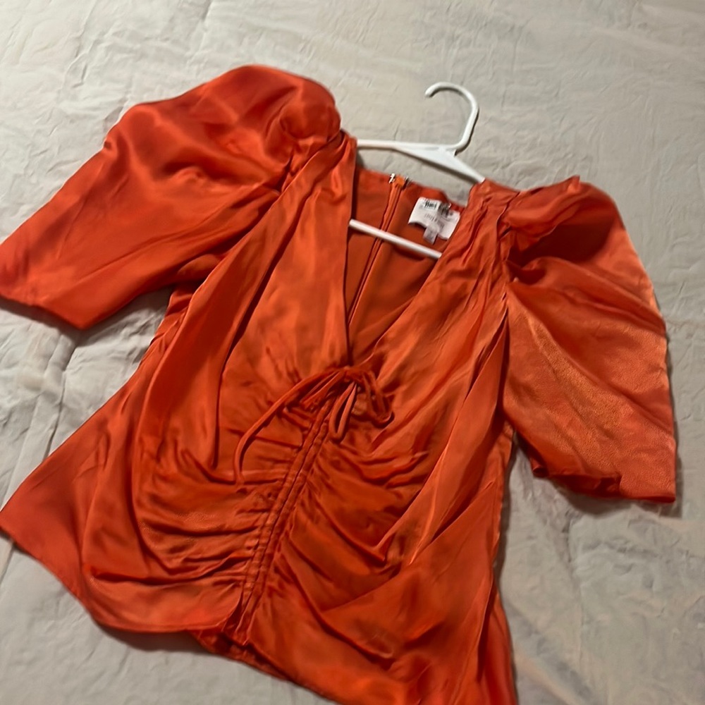 Silk Top with Large sleeves